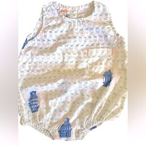 Almirah 0-6 mos romper EUC